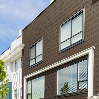 China Revestimiento de pared de WPC exterior residencial a prueba de rocío Varios colores disponibles en venta
