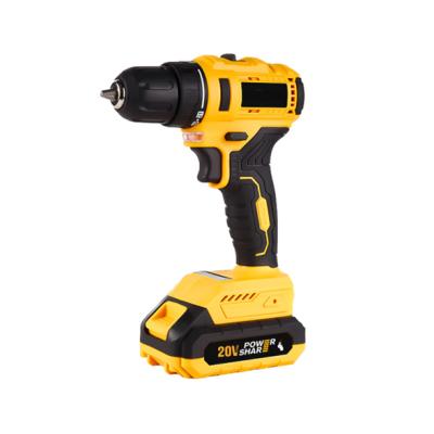 China Drilling Equipment 1/2 Drive Power Drill Li-ion Battery Power Tools Drill High Impact 20v Two Speed Drill Power for sale