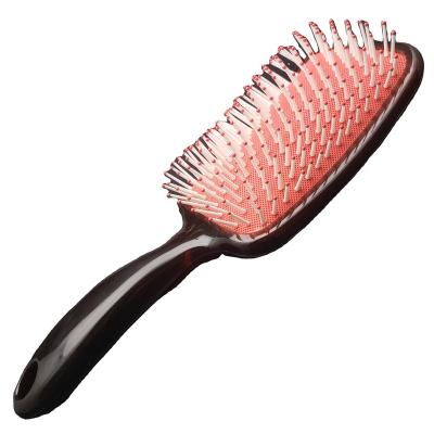 China Plastic Cushion Square Candy Detangling Small Hair Brush for sale