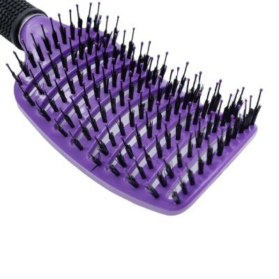 China Cushion Detangling Hair Brush Soft Detangle Private Label Brush For Hair Custom Logo Hair Extension Brush for sale