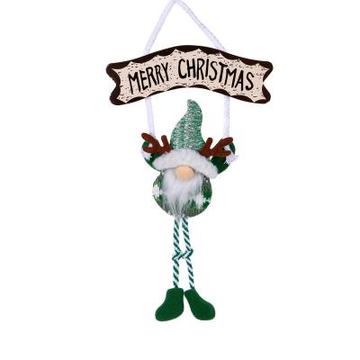 China Polyester w/plastic Christmas Pendant Deco.with Merry Christmas Words Christmas Decoration Supplier for sale