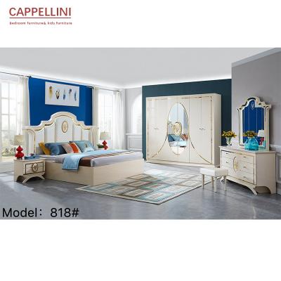 Cina Re bianco Bedroom Set di anti di camera da letto degli insiemi stile europeo sporco della mobilia in vendita
