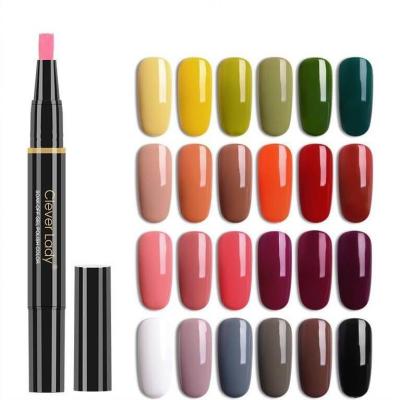 Chine Stylo UV de vernis à ongles de gel de logo fait sur commande, un stylo de vernis à ongles d'étape à vendre