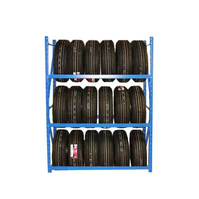 China Wholesale Corrosion Protection Rack Manufacturer Custom Size Color Tire Tire Rack Storage for sale