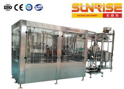 Cina macchina di riempimento a caldo 5.5kw, 3 in 1 coperchiamento di riempimento di lavaggio dell'attrezzatura della bevanda in vendita