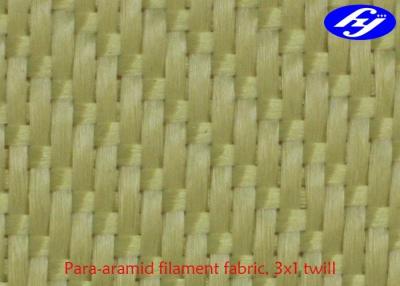 China Aramid-van de Keperstofkevlar Aramid van de Vezelstof 3x1 Vezel de met grote trekspanning van de de Stoffengloeidraad Te koop