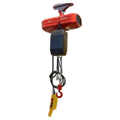 China Home Industrial Professional Motorized Trolley Single Manufacturer Use And Chain Electric Hoist Speed 125kg/250kg Three Small Electric Hoist 1 Ton 2 Ton 3 Ton for sale