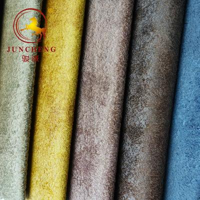 China Bronzing holland velvet fabric for lazy boy upholstery sofa fabric for sale