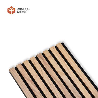 China Acoustic Wood Slat Panels for Elegant Sound Control and Interior Enhancement for sale