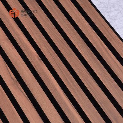 China Wood Slat Acoustic Panels for Noise Reduction and Interior Harmony for sale