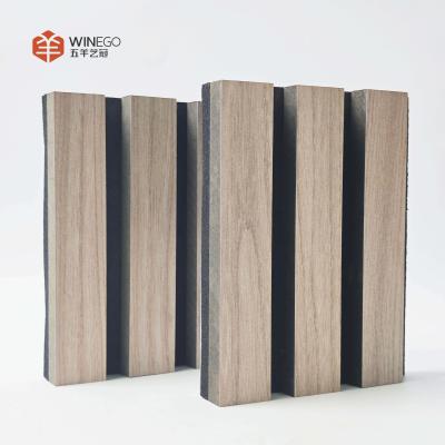 China Modern Wood Slat Acoustic Panels for Noise Reduction and Design Enhancement for sale