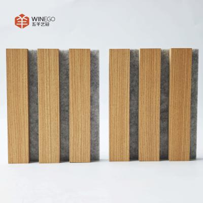 China Premium Wood Slat Acoustic Panels for Effective Noise Management and Stylish Interiors for sale