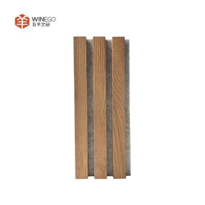 China Stylish Wood Slat Acoustic Panels for Noise Reduction and Visual Harmony for sale