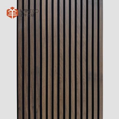 China Noise Reduction Wood Slat Acoustic Panel For Studios And Theaters Wall And Ceiling for sale