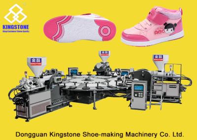 China Kids Sports Shoe Sole Injection Molding Machine , TPR Sole Moulding Machine for sale