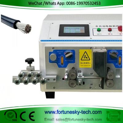 China JT-502 Automatic Heavy Gauge Wire Cutting & Stripping Machine With 0.1-16sqmm Core 1000-3000pcs per Hour for sale