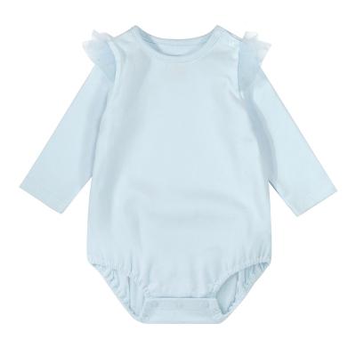 China Other Factory Price Chinese Baby Clothes Newborn Baby Clothes Ribbed Rompers for sale