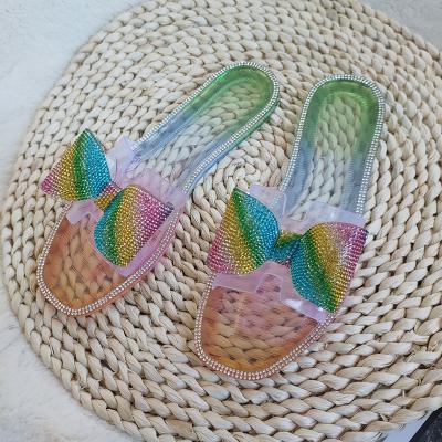 China Fashion Trend Wholesale Summer Women's Comfortable Soft Outdoor Women's Flat Slippers for sale