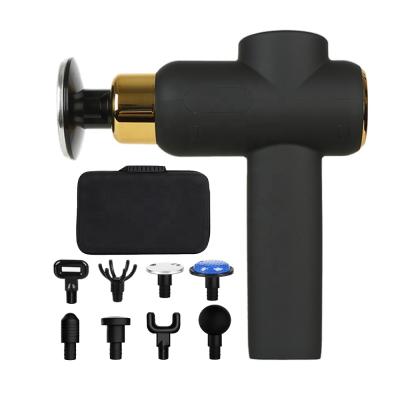 China Hot 20 Touch Heat Massage Gun Heating Gun Massage Body Vibration Speed Tissue Vibration Electric Percussion Deep Muscle Gun for sale
