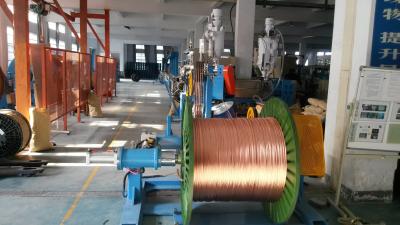 Chine machine d'extrusion de câble de cuivre ligne pour l' automobile PVC / PP / PE fil à vendre