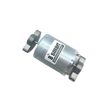 China Bringsmart R370 Totally Enclosed Double Shaft 6000rpm 6V 12V 24V DC High Speed Strong Vibration Motor for sale