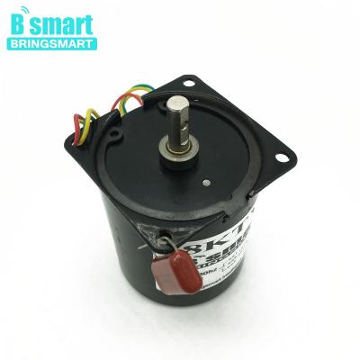 China 68KTYZ 220V AC Gear Motor Mini Synchronous PMAC Motor 2.5-110rpm CW/CCW Totally Enclosed Low Speed Gearbox Gears for sale