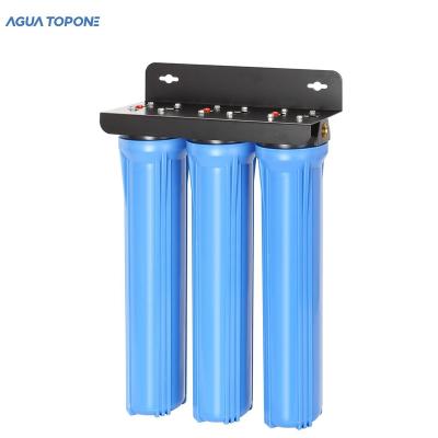 China Domestic Hotel AGUA TOPONE Stainless Steel Bracket Water Purifier for sale