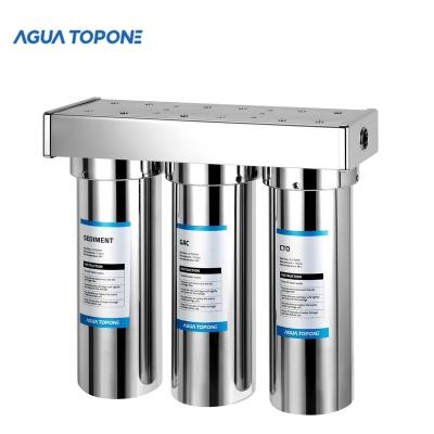 China Hotel 304SS under the sink faucet water filter for sale
