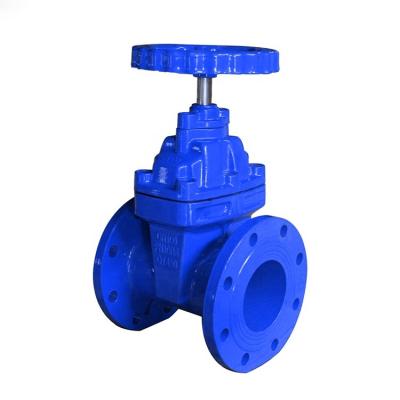 China DIN 3352 General Resilient Seated F4 Flanged Gate Valves Cast Iron DN50-600 Malleable Gate Valve Handwheel Manual Gate Valve for sale