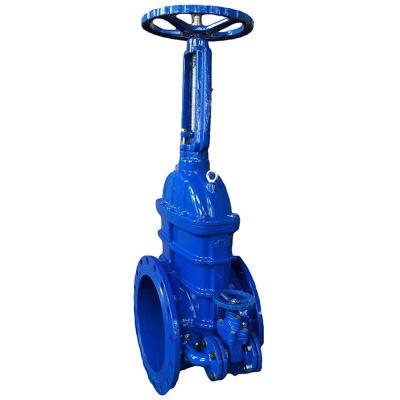 China General High Quality Soft Seal Flange Gate Valve PN10 PN16 Z45X BS5163 Wheel Hand Iron Ductile Gate Valve for sale