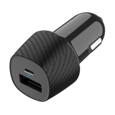 China Mobile Phone 37W PD Dual Mode Outlets Car Charger for sale
