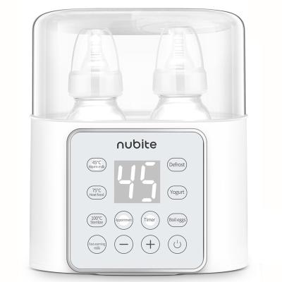 China 24 Hours Constant Temperature Breastmilk Thawing Smart Temperature Control Electric Baby Formula Steam Sterilizer Double Baby Milk Bottle Feeding Warmer for sale