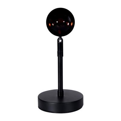 China 180 degree ajustable 2022 wholesale design Rainbow sunset projection lamp atmosphere Luminous lamp foldable decor Electric LED Desk lamp for sale