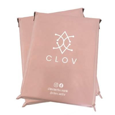 China Strong Adhesive Matte Pink Custom Logo Jeans Mailing Bag Custom Mailing Bags for sale