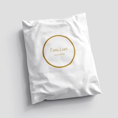 China Recycle / Self Adhesive / Waterproof Recycle Waterproof White Mailer Mailing Tote Bags Courier Bags Poly Mailing Bags for sale