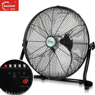 China High Speed Metal 12 Speed Heavy Wind Industrial Portable Fan 14 16 18 20in Commercial Air Cooling Floor Fan for sale