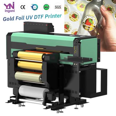 중국 A1 UV DTF 프린터 금 엽지 골든 공급자 인프레소라 UV DTF I3200 헤드 60cm 판매용