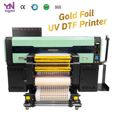 중국 A1 UV DTF 프린터 금 엽지 골든 공급자 인프레소라 UV DTF I3200 헤드 60cm 판매용