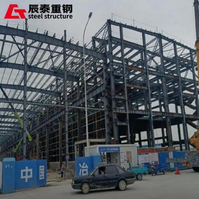 China Streamlined Steel Structure Multi Storey Petrochemical Product Workshop for sale