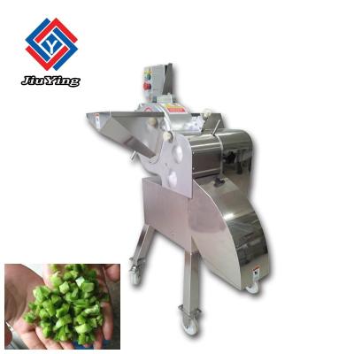 Chine Découpeuse de mangue d'acier inoxydable, machine de coupe en dés de manioc d'oignon à vendre