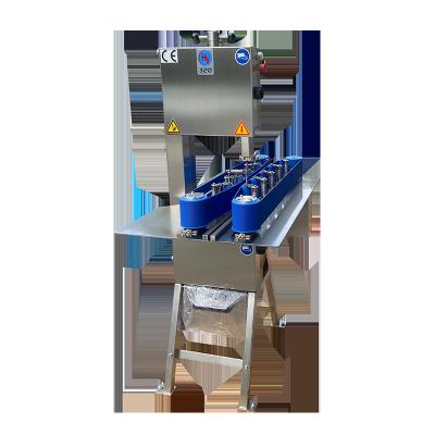중국 2000kg/H 치킨 뼈 절단기 자동 오리 반슬라이싱 기계 판매용