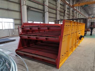 Chine Sable rotatoire circulaire de gravier du séparateur à écran de vibration d'agrégat 120mm Soild à vendre