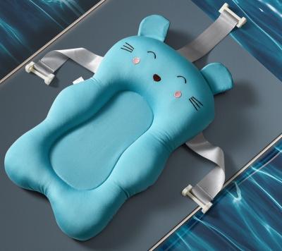 China Portable Soft Non-slip Baby Bathing Cushion Bathtub Shower Bed For Toddler Infant Non-Slip Newborn Bath Mat for sale
