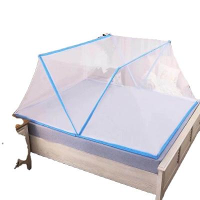 China Hot Selling Free Installation Portable Folding Mosquito Net Bed Folded Individual Mosquito Net for sale