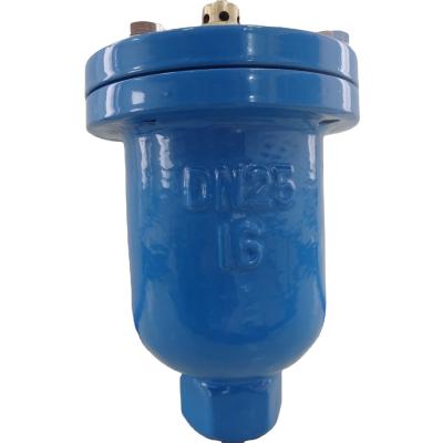 China Water Diesel Air Ductile Manufacturer Good Price Iron Single Orifice Air Relief Duct Release Valve for sale