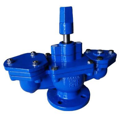 China Water Diesel Fuel Air Maker Price Ductile Iron Double Ball Air Valve With Built-in Isolating Valve for sale