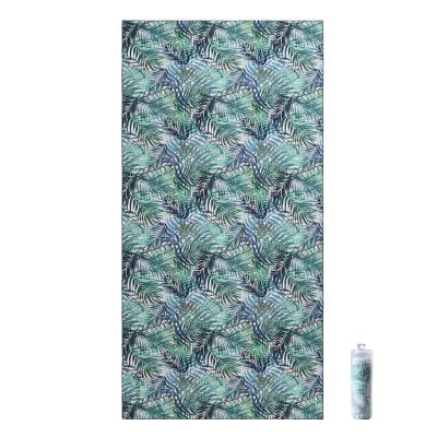China New 100% Polyester Compressed Microfiber Material Sport Cooling Towel for sale