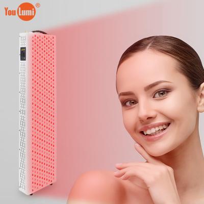 China For Home Use 2022 YOULUMI Hot Sale 300W 660nm 850nm LED Red Light Physiotherapy Panel Can Deeply Penetrate Skin Beauty Repair for sale