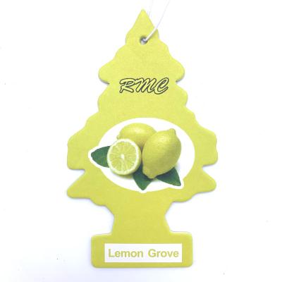 China Fashionable Unique Design Trees Colorful Paper Logo 10X10 Small Or Pending Custom 7X12cm Car Clips Air Fresheners for sale