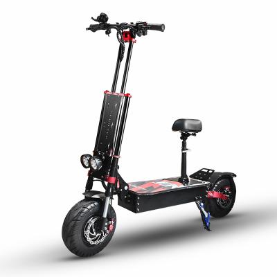 China Unisex 13inch 60V 5400W High Speed Off-Road Double Drive Folding Electric Scooter for sale